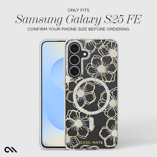 Floral Gems with Magnet - Samsung Galaxy S25 FE