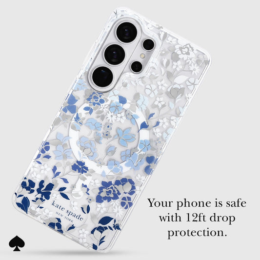 kate spade new york Flowerbed Blue with Magnet - Galaxy S26 Ultra