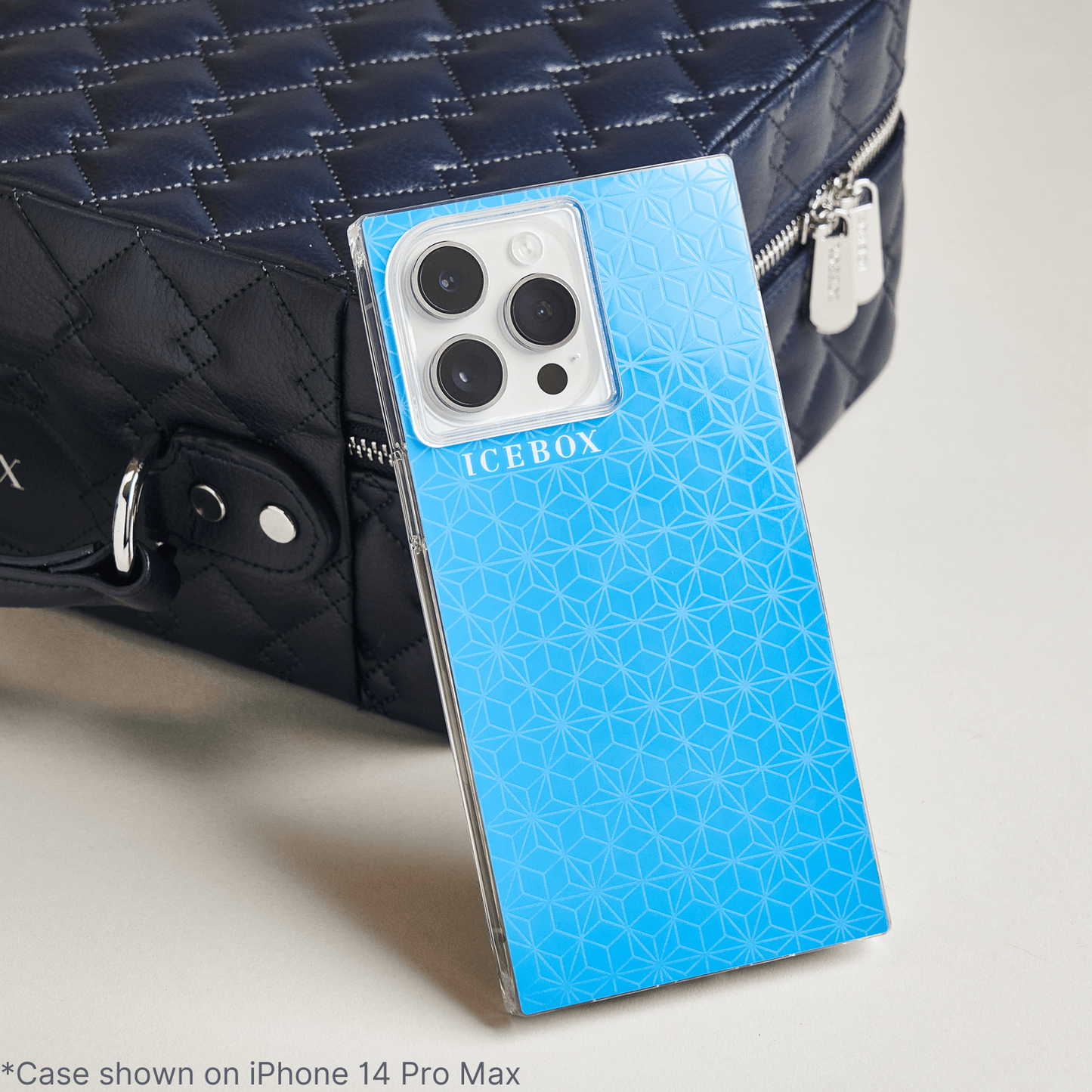 Icebox Facet Blue Gold (MagSafe) - iPhone 14