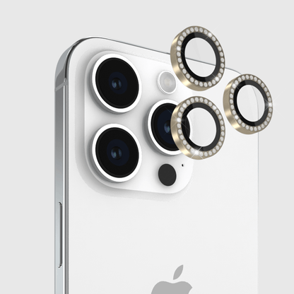 kate spade new york Camera Lens Protector Set in Stone Gold - iPhone 14 Pro / Pro Max