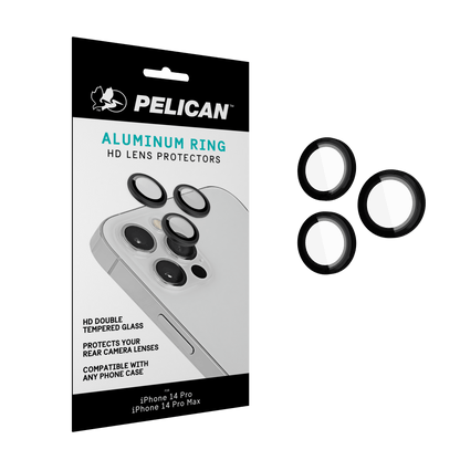 Pelican Camera Lens Protector (Black) - iPhone 14 Pro / 14 Pro Max