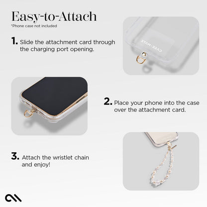Crystal Pearl Phone Charm