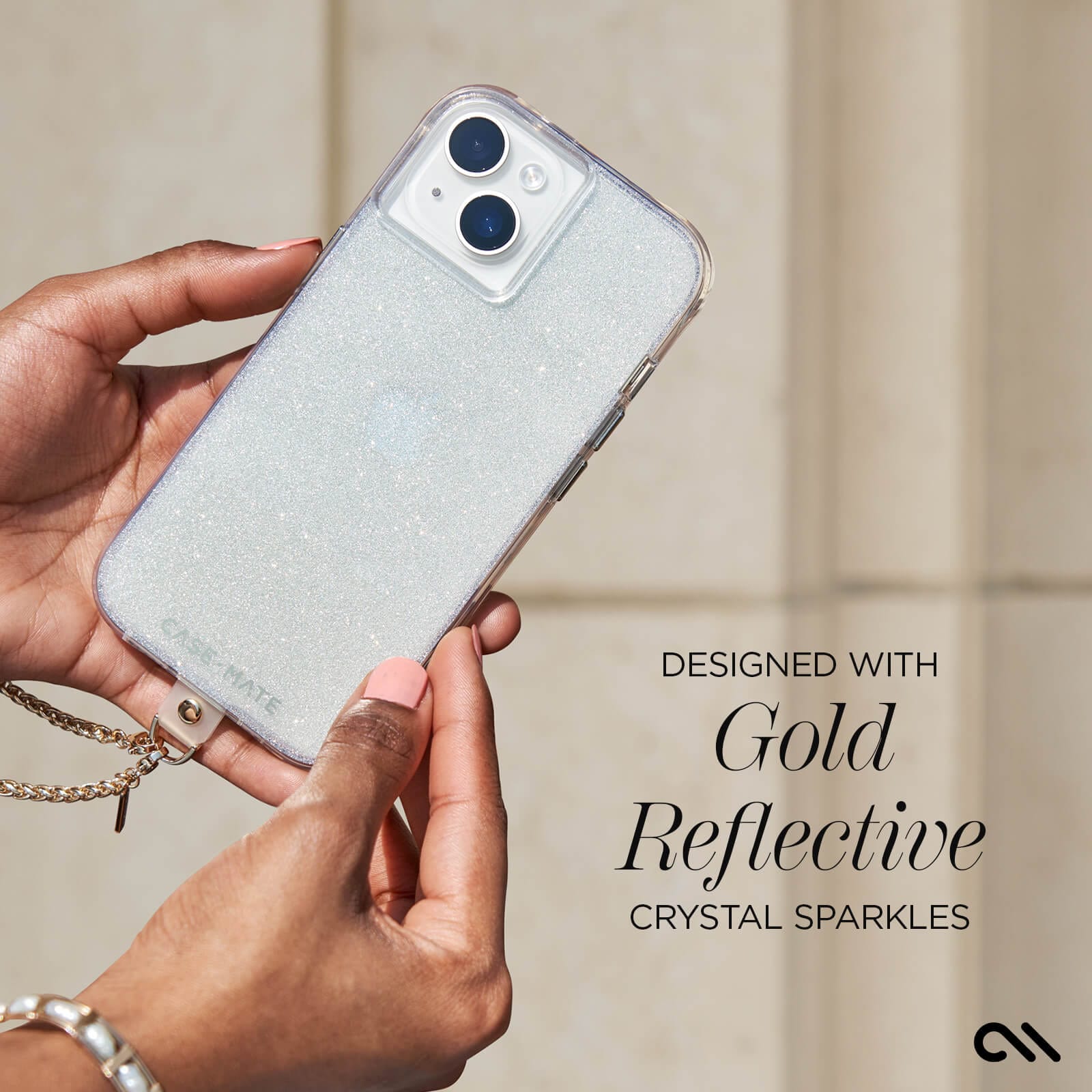 Sheer Crystal Gold - iPhone 15 Plus