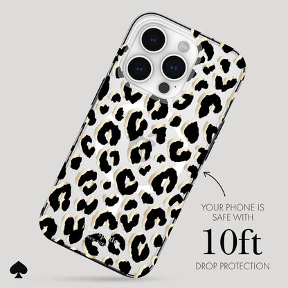 kate spade new york City Leopard MagSafe - iPhone 15 Pro
