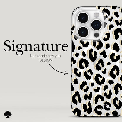 kate spade new york City Leopard MagSafe - iPhone 15 Pro