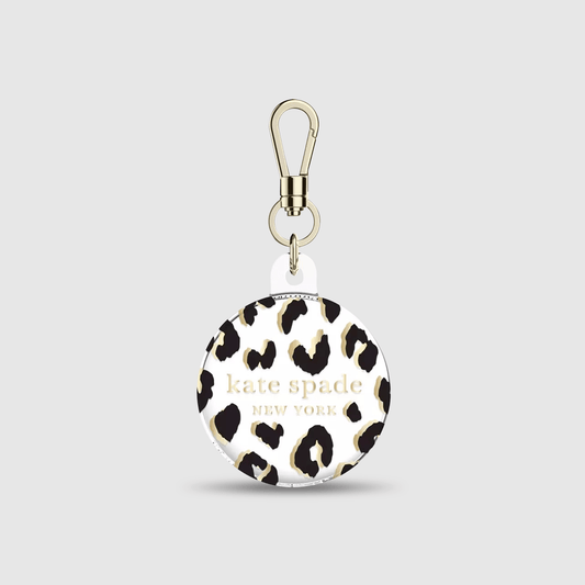 kate spade new york City Leopard AirTag Case