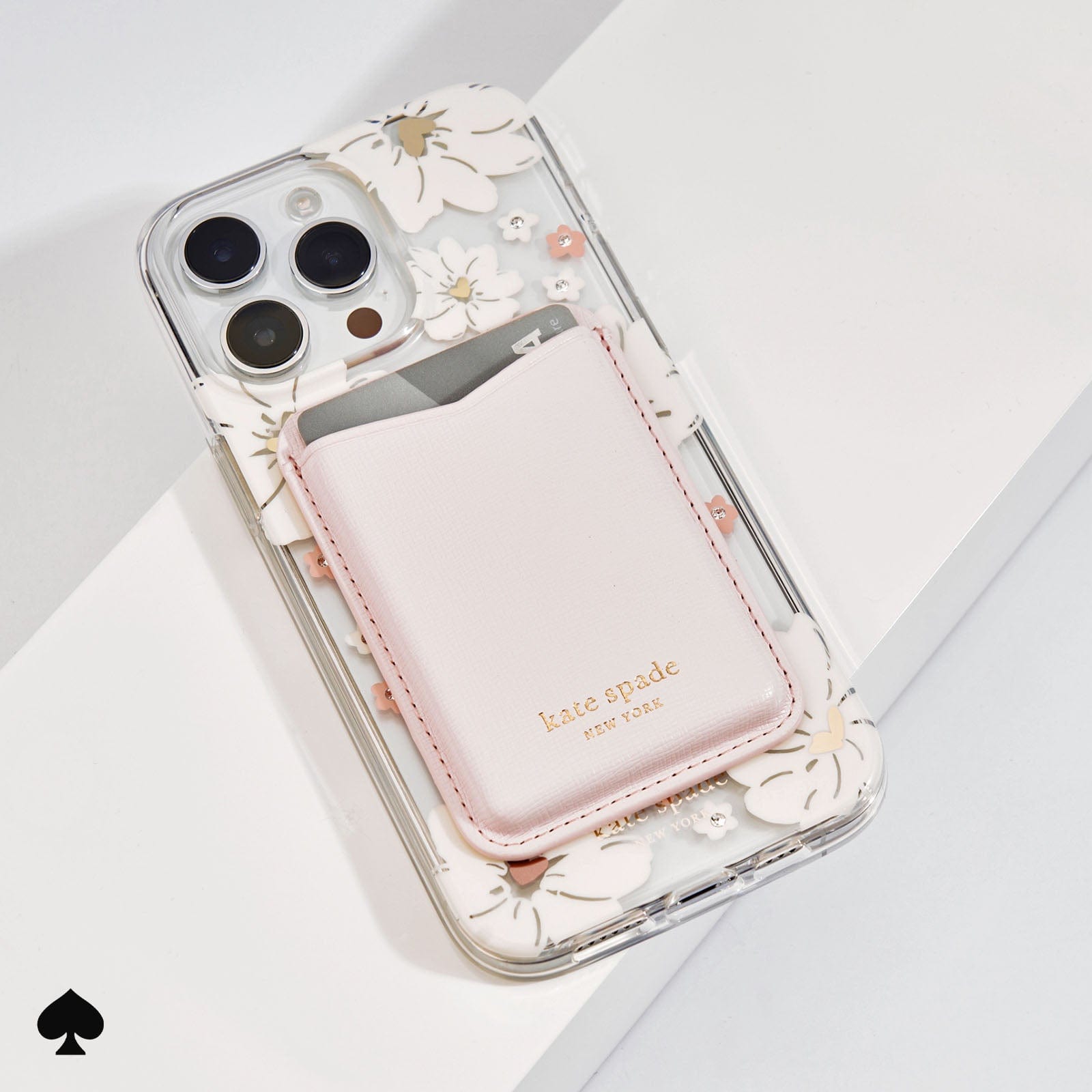kate spade new york Pale Dogwood MagSafe Wallet