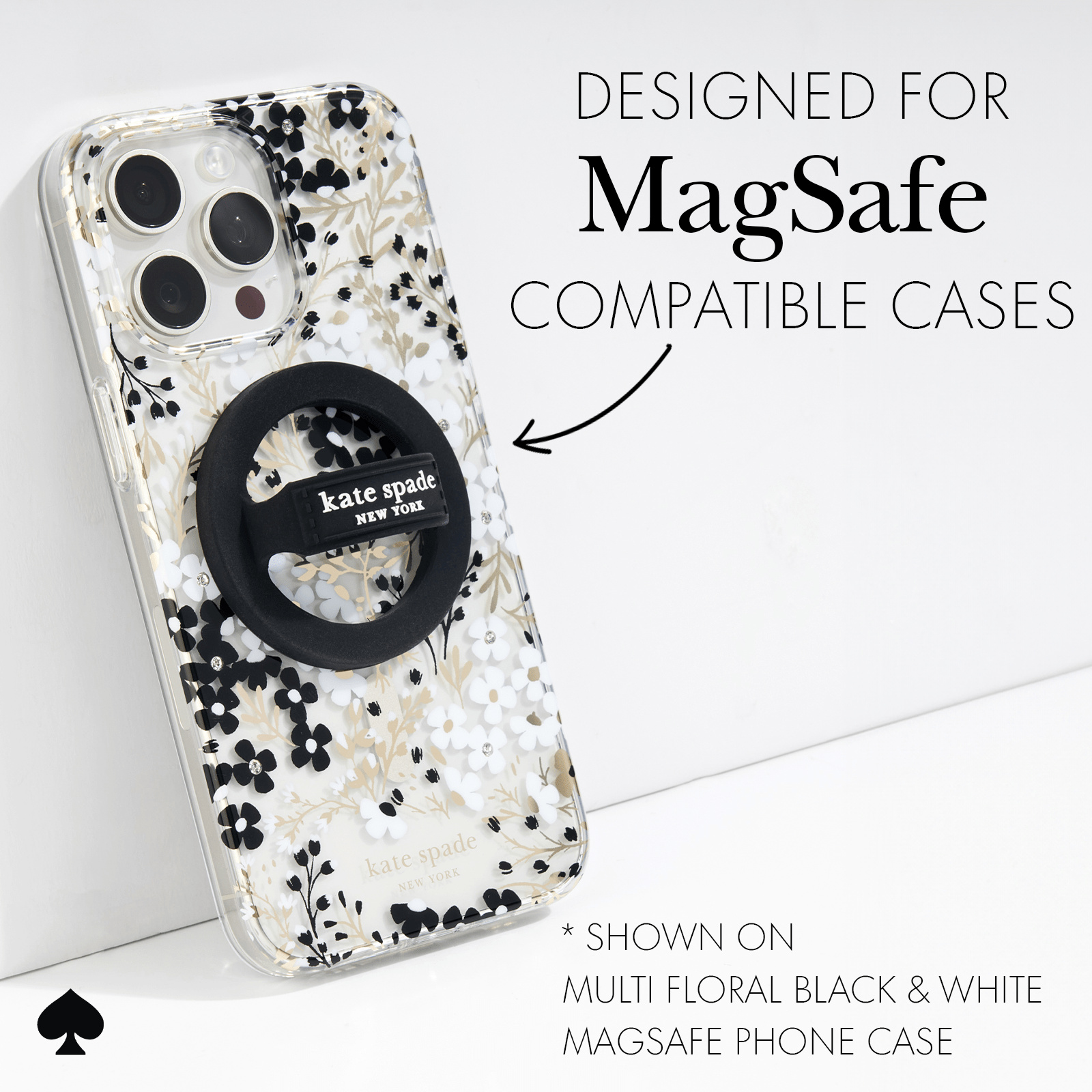 kate spade new york Black MagSafe Loop Grip