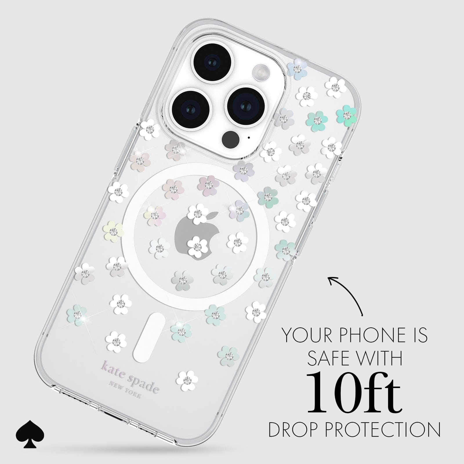 kate spade new york Scattered Flowers MagSafe - iPhone 15 Pro