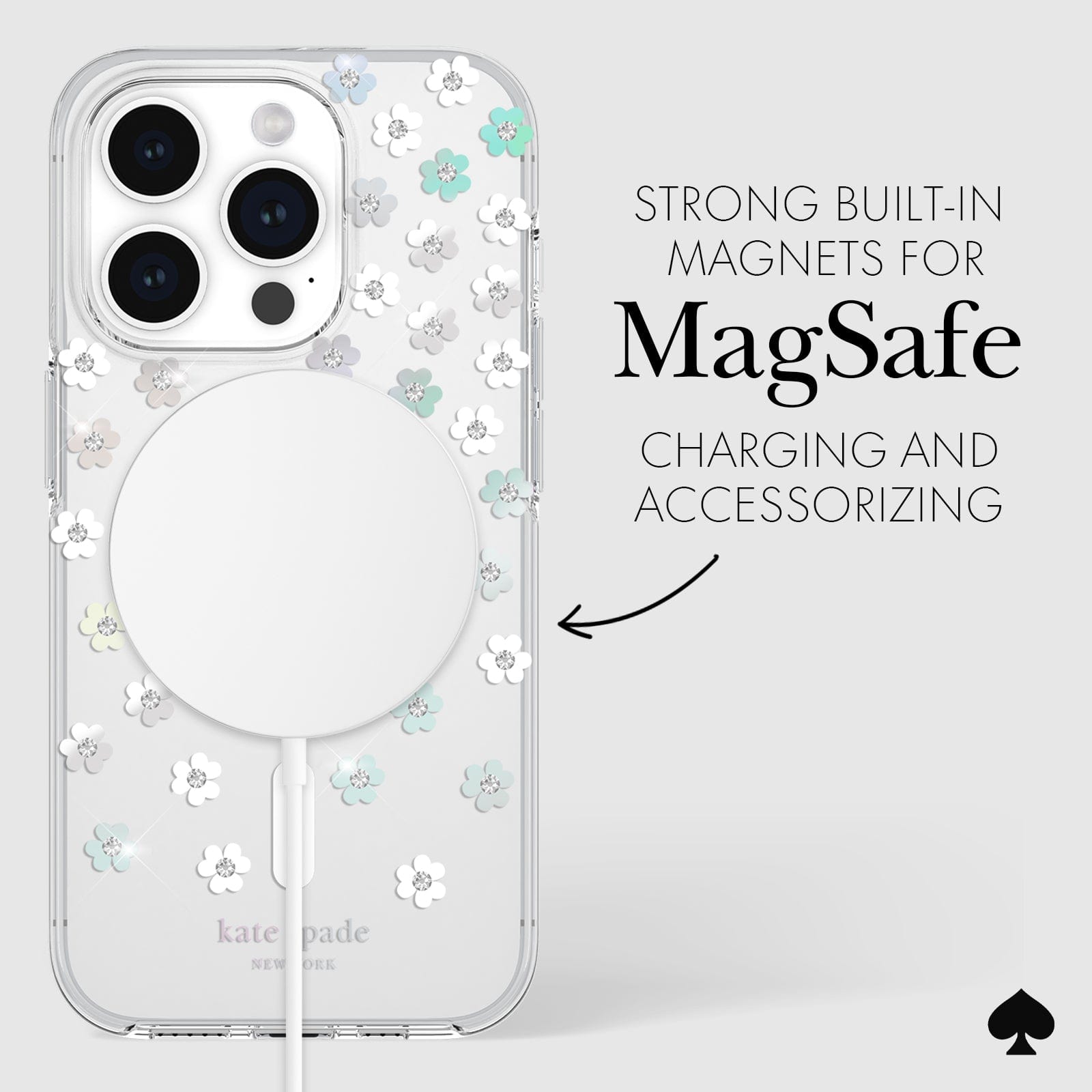 kate spade new york Scattered Flowers MagSafe - iPhone 15 Pro