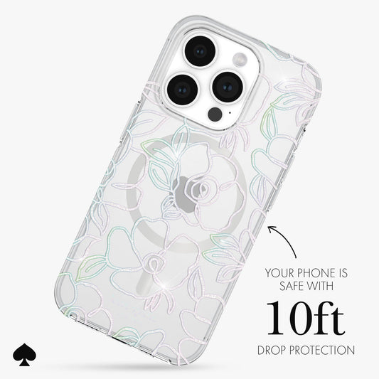kate spade new york Modern Floral MagSafe - iPhone 15 Pro