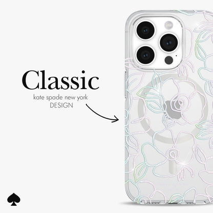 kate spade new york Modern Floral MagSafe - iPhone 15 Pro