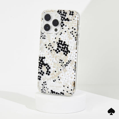kate spade new york Multi Floral Black and White MagSafe - iPhone 15 Pro Max