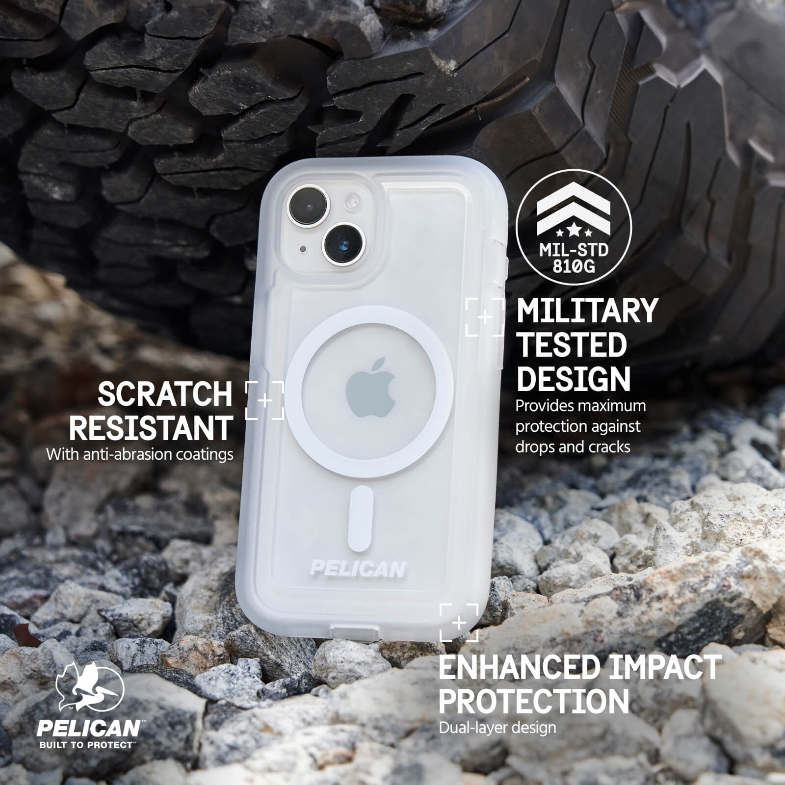 Pelican Voyager Clear MagSafe - iPhone 15 Plus