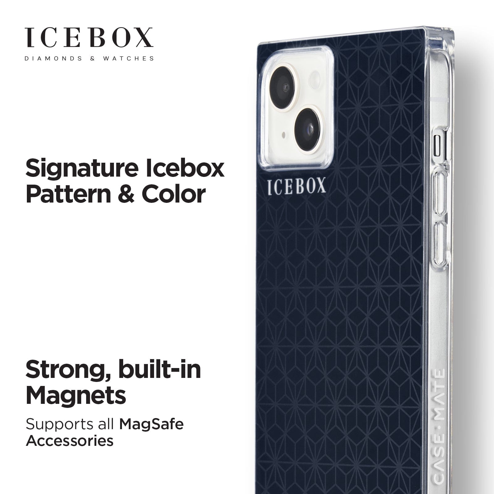 Icebox Facet Midnight Navy (MagSafe) - iPhone 14 Plus