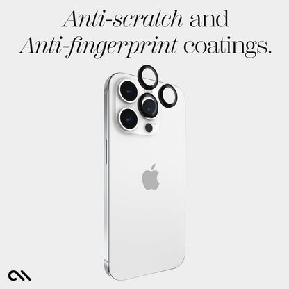 Camera Lens Protector Black - iPhone 15 Pro / 15 Pro Max