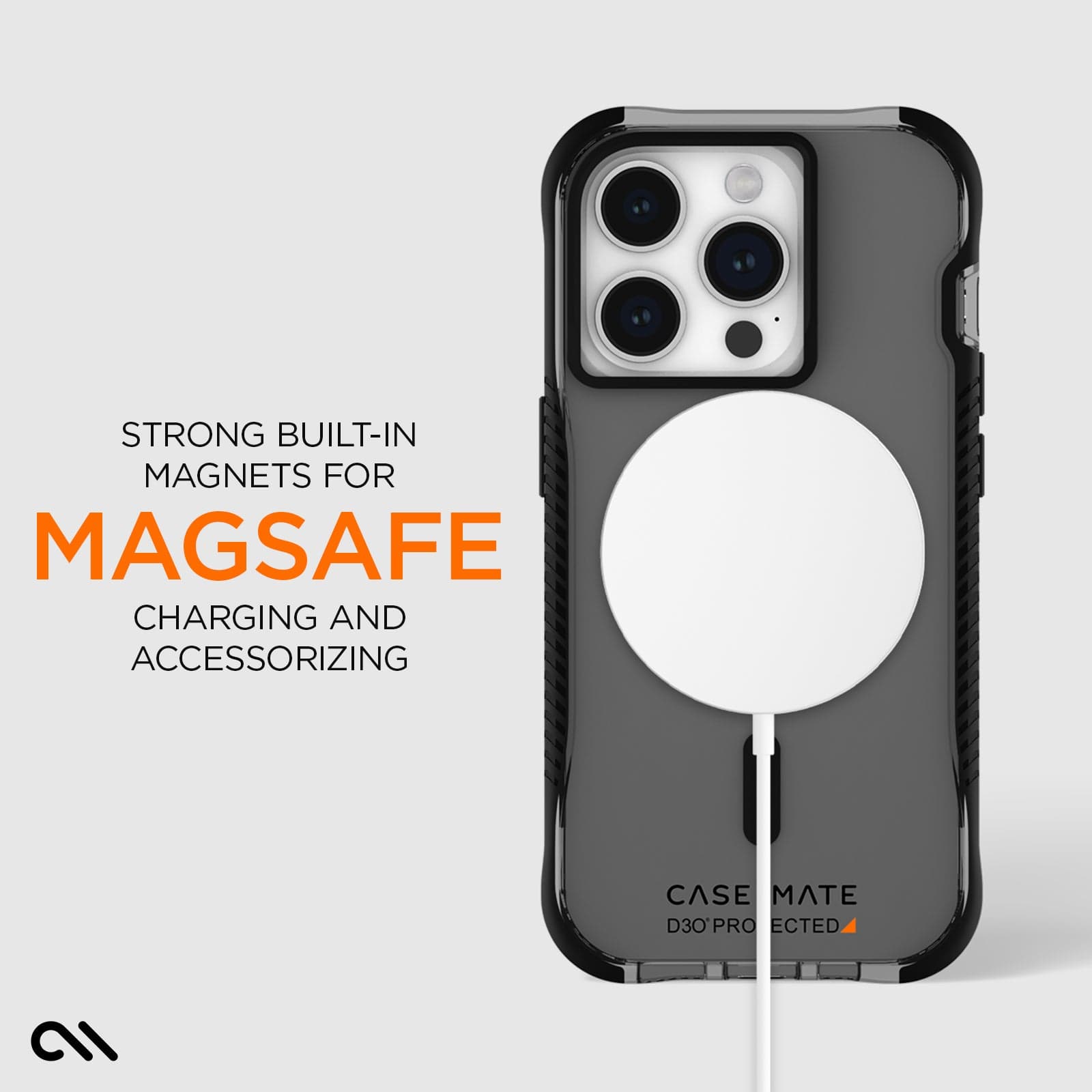 Tough Grip D3O® Black MagSafe - iPhone 15 Pro