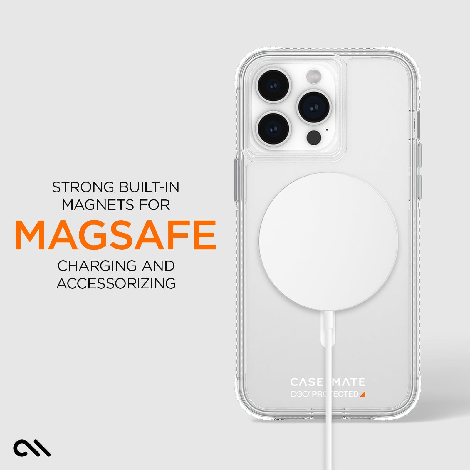 Tough D3O® Clear MagSafe - iPhone 15 Pro Max