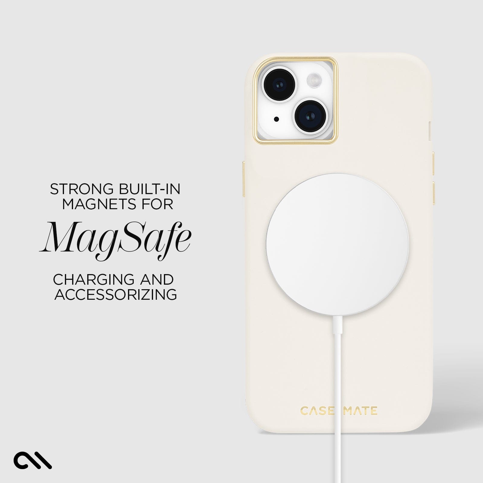Silicone Beige MagSafe - iPhone 15 Plus