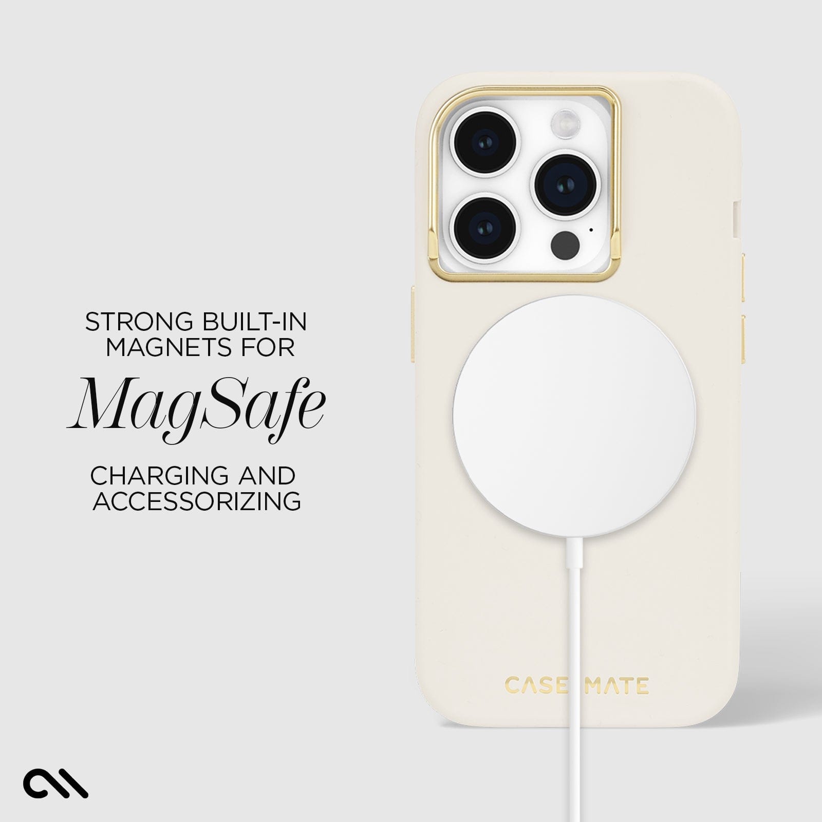 Silicone Beige MagSafe - iPhone 15 Pro