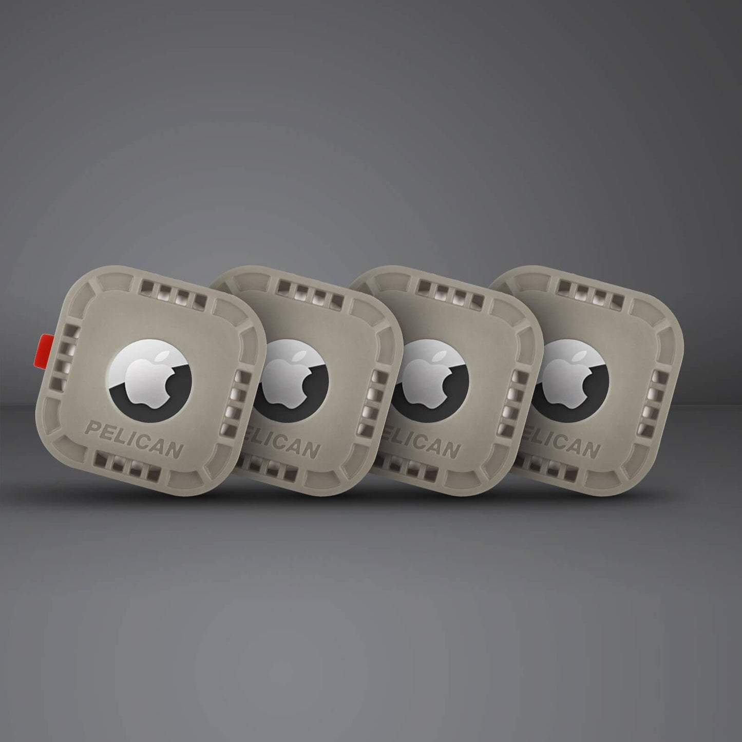 Pelican Protector AirTag Sticker Mount 4 Pack (Grey) - AirTag Case