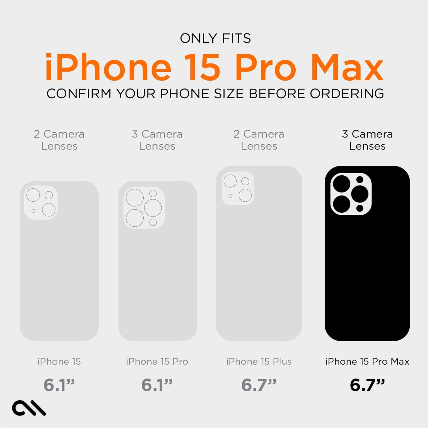 Tough Grip D3O® Black MagSafe - iPhone 15 Pro Max