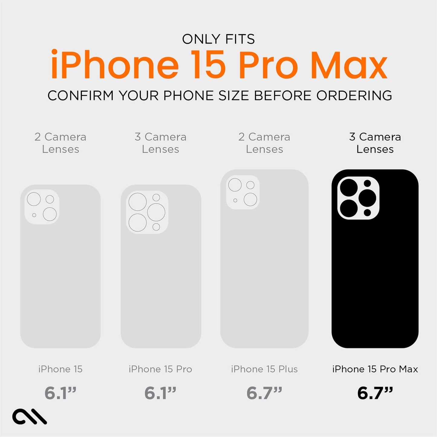 Tough D3O® Clear - iPhone 15 Pro Max
