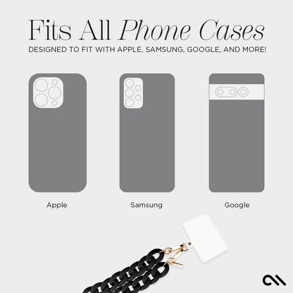 Black Chain Phone Crossbody
