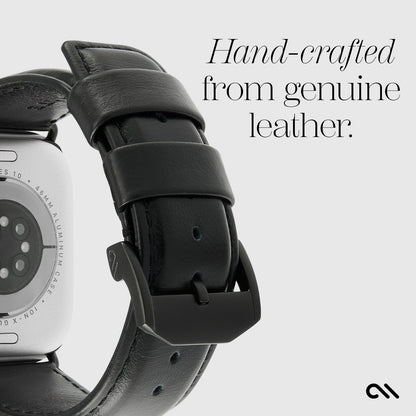 Signature Leather Band (Black) - Apple Watch 42-49mm