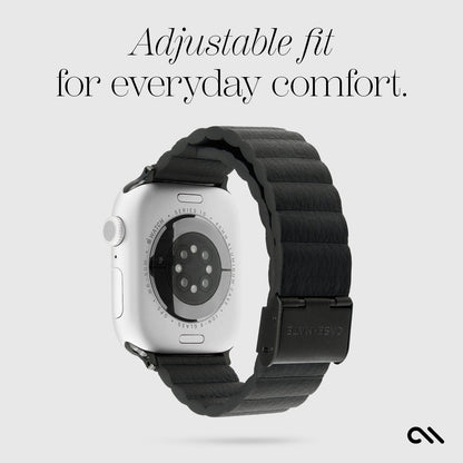 Signature Ridge Band (Black) - Apple Watch 42-49mm