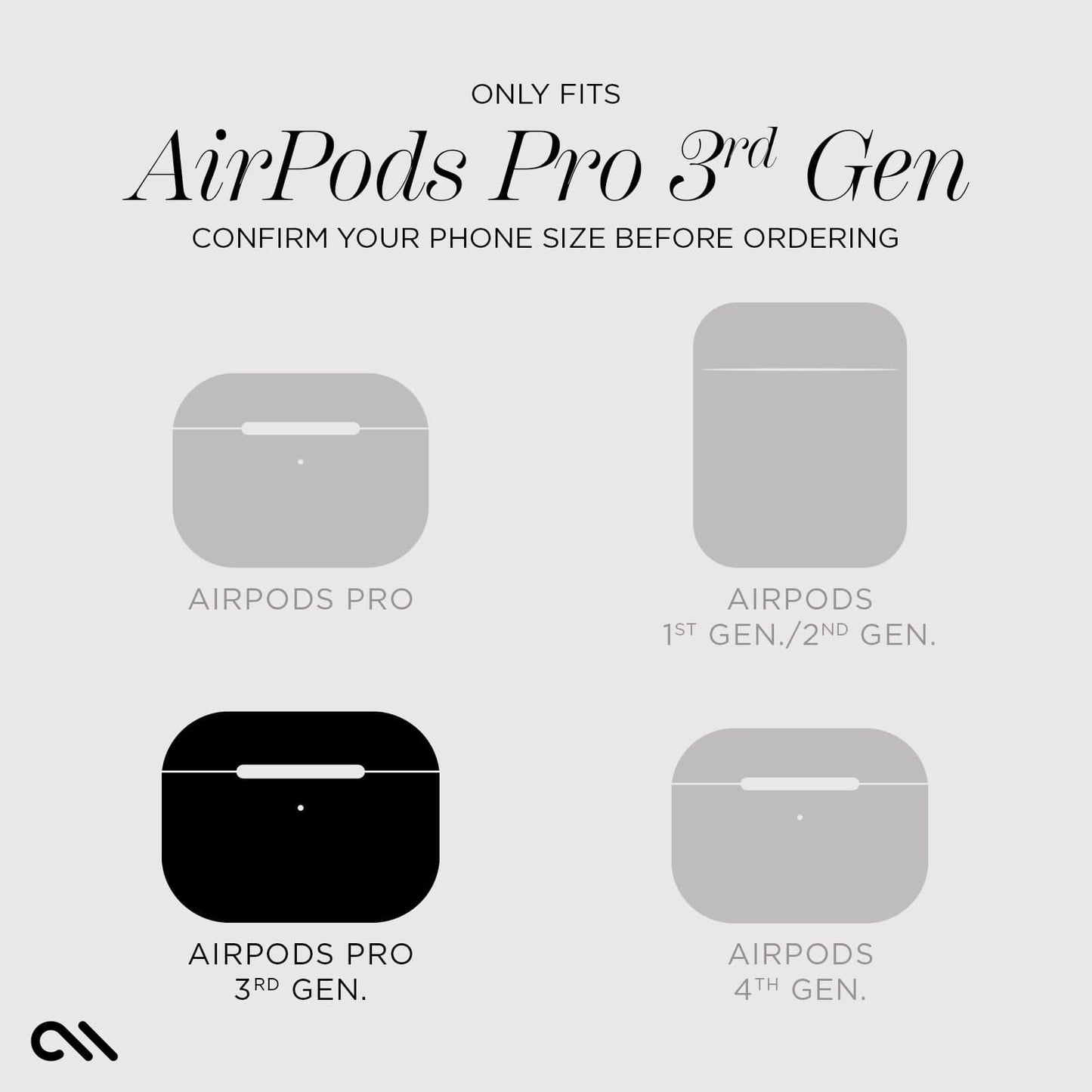 Tough (Black) - AirPods Pro 3