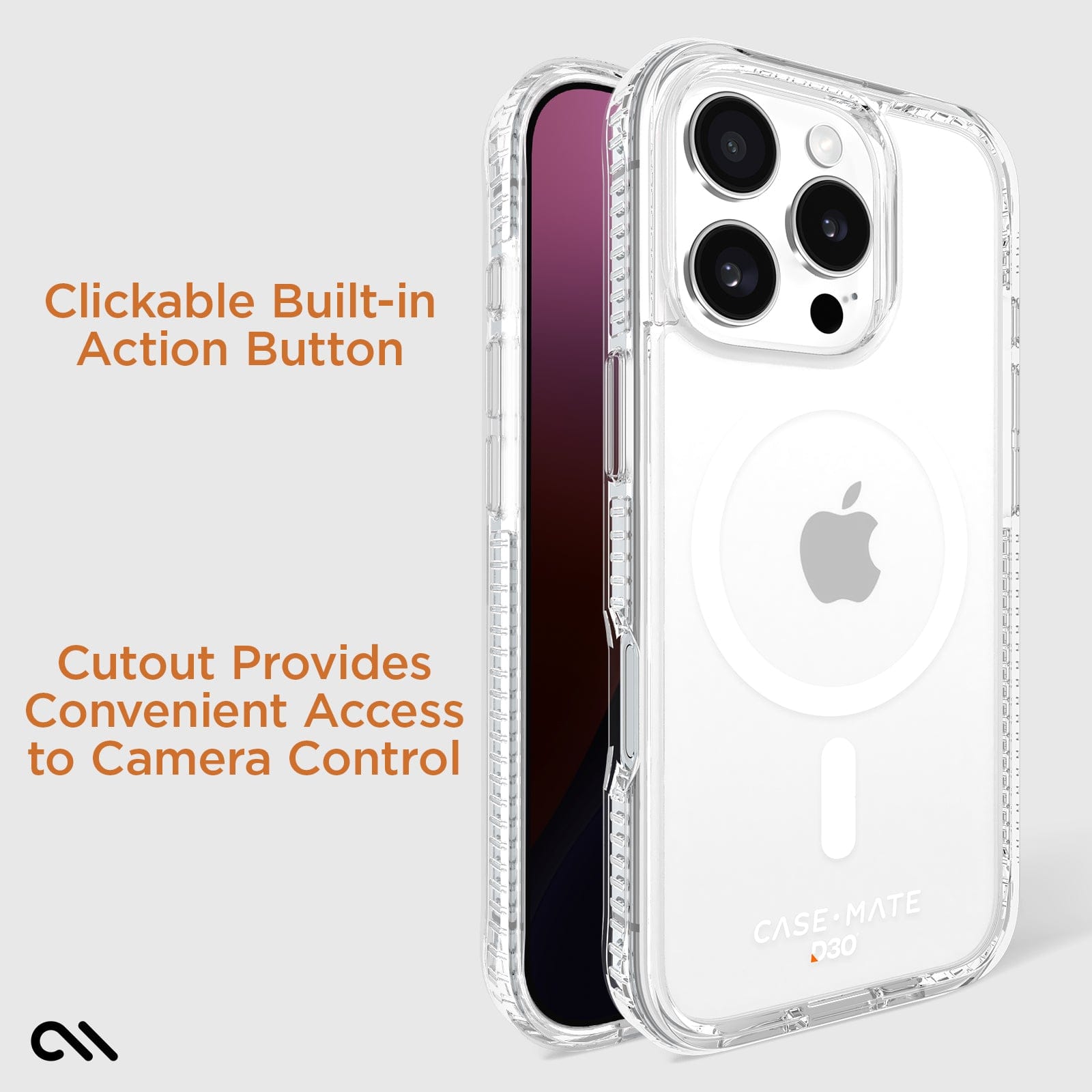 Tough D3O® Clear MagSafe - iPhone 16 Pro
