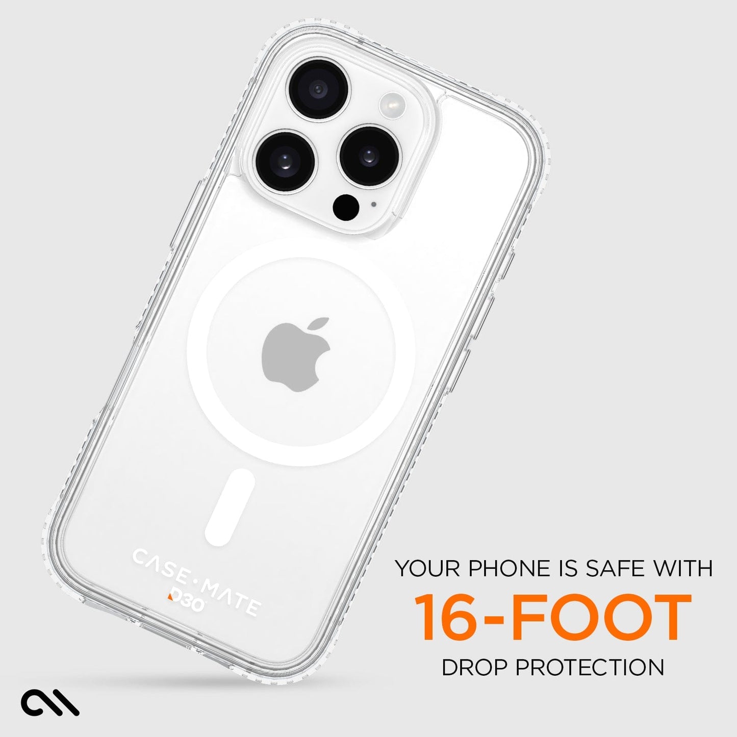 Tough D3O® Clear MagSafe - iPhone 16 Pro