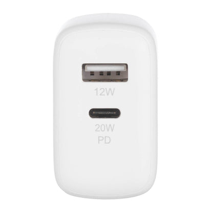 FUEL 32W Dual USB C/A Wall Charger - White