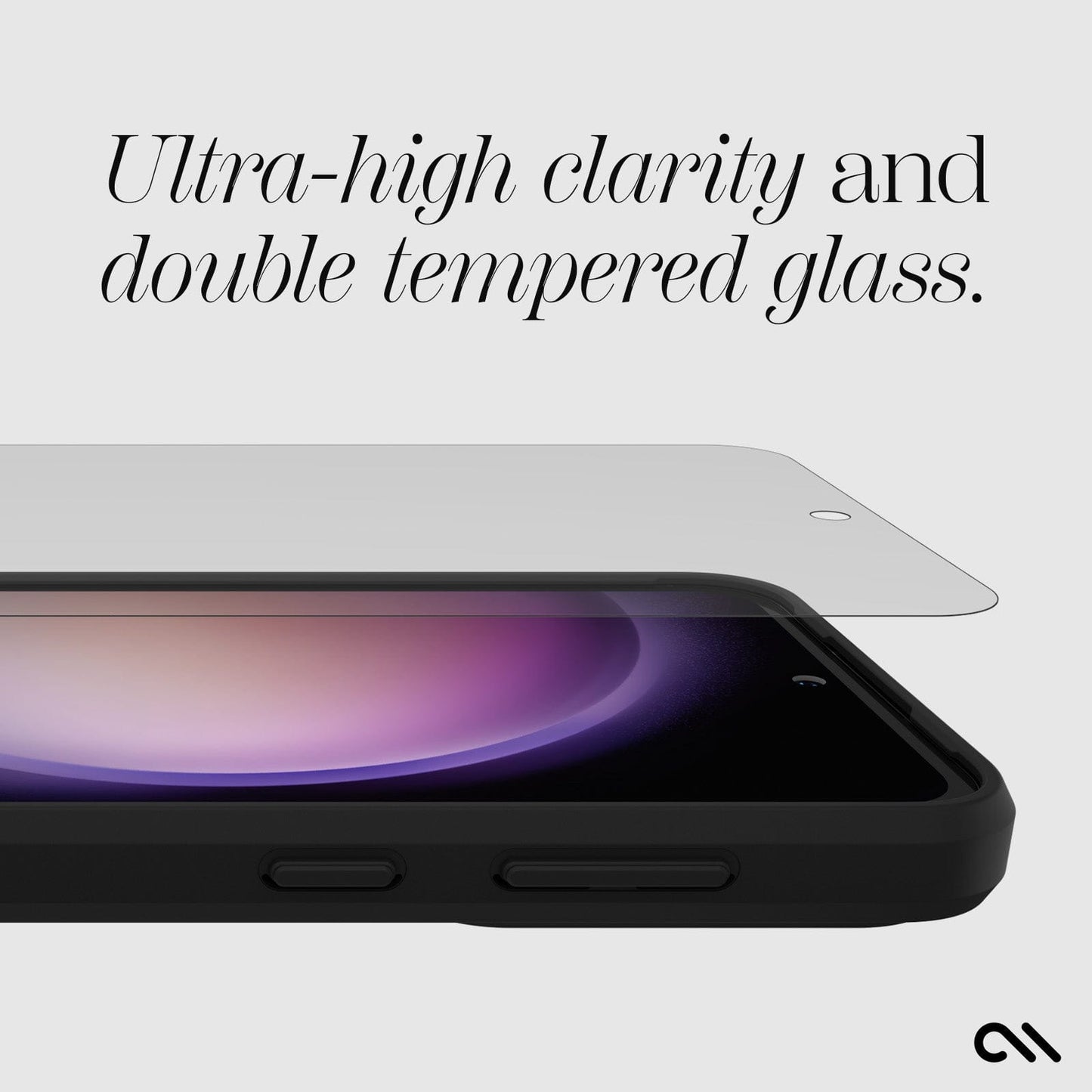 Tough Black Case + Screen Protector - Galaxy S23 FE