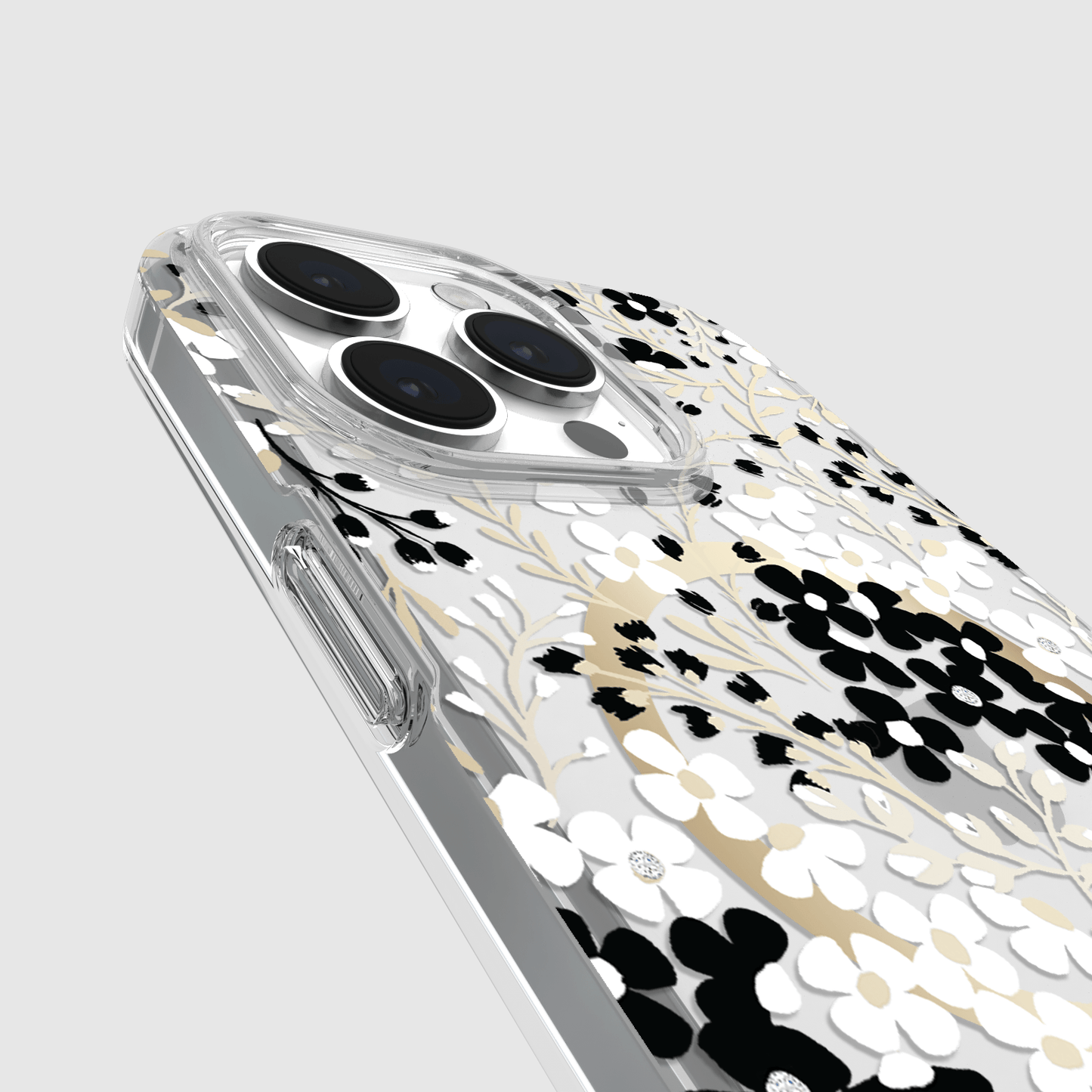 kate spade new york Multi Floral Black and White MagSafe - iPhone 14 Pro Max