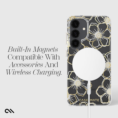 Floral Gems with Magnet- Galaxy S25