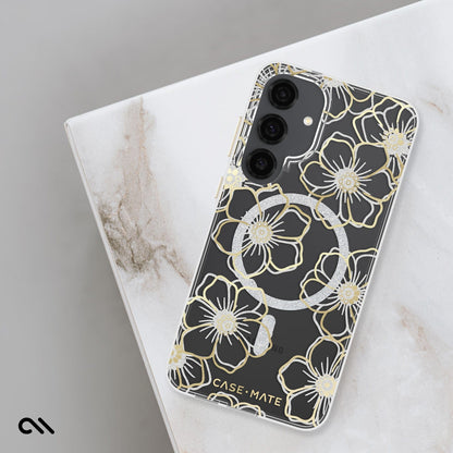 Floral Gems with Magnet- Galaxy S25+