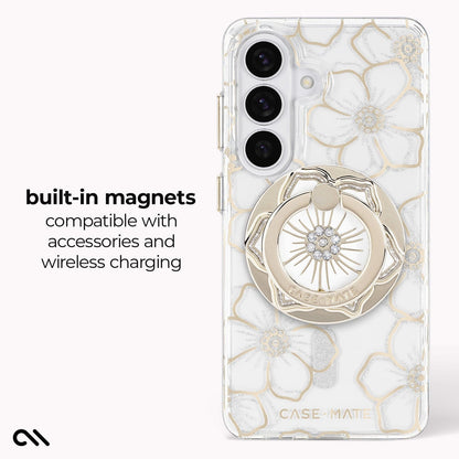 Floral Gems with Magnet - Galaxy S26