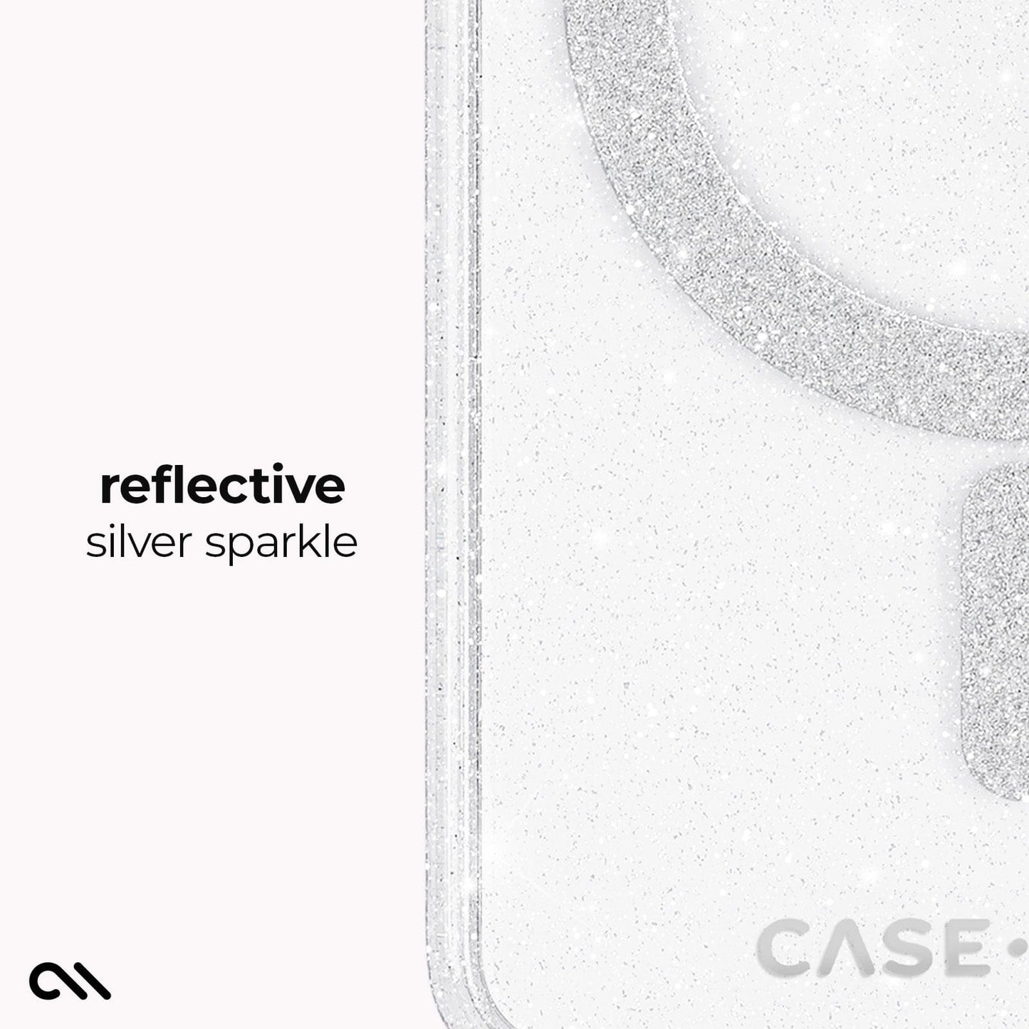Sheer Twinkle Silver with Magnet - Galaxy S26