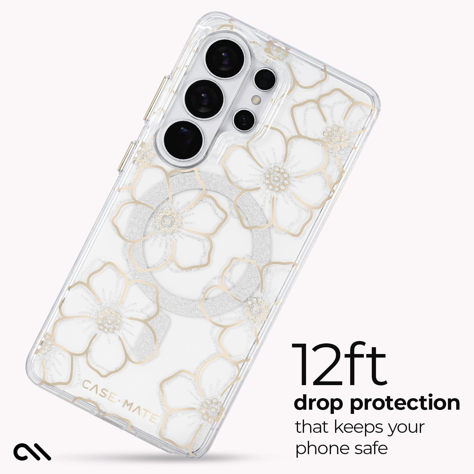 Floral Gems with Magnet - Galaxy S26 Ultra