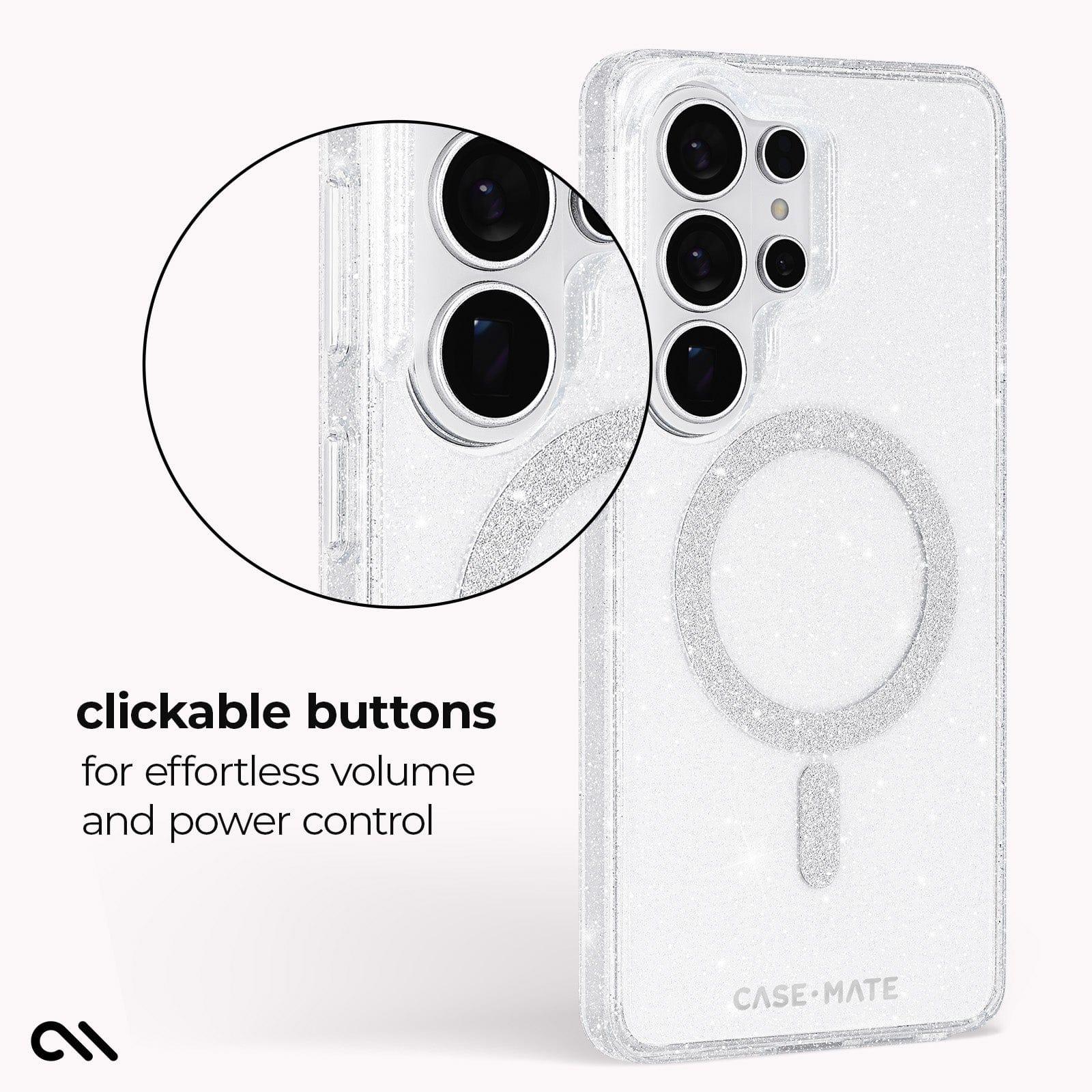 Sheer Twinkle Silver with Magnet - Galaxy S26 Ultra