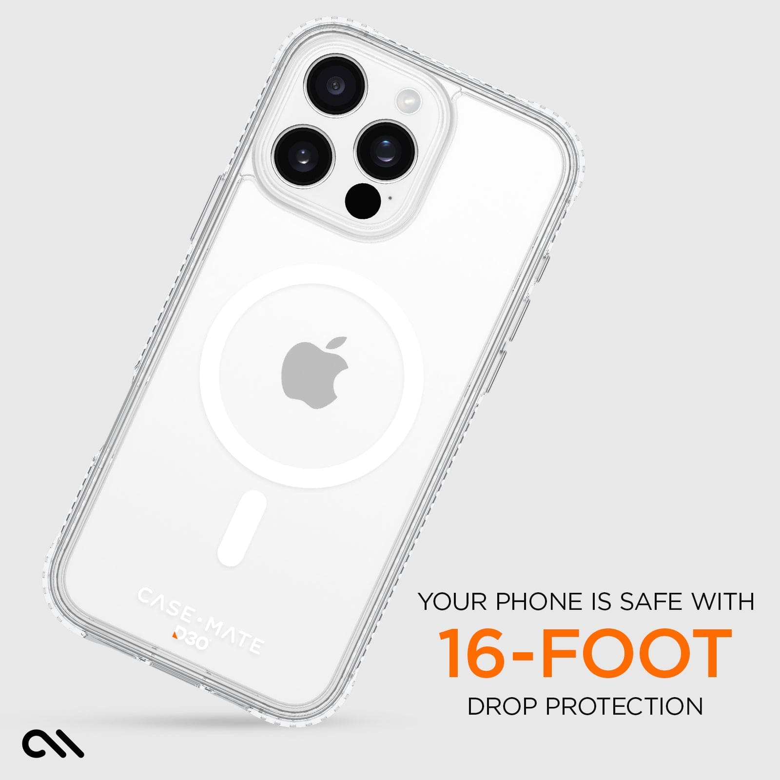 Tough D3O® Clear MagSafe - iPhone 16 Pro Max
