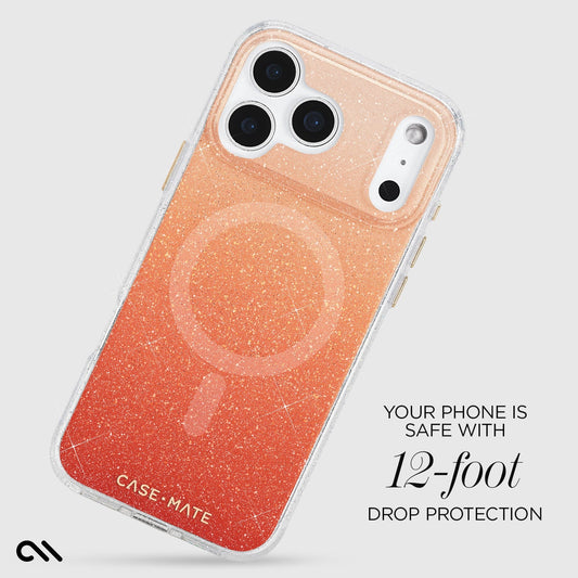 Sheer Twinkle Orange Ombré MagSafe - iPhone 17 Pro Max