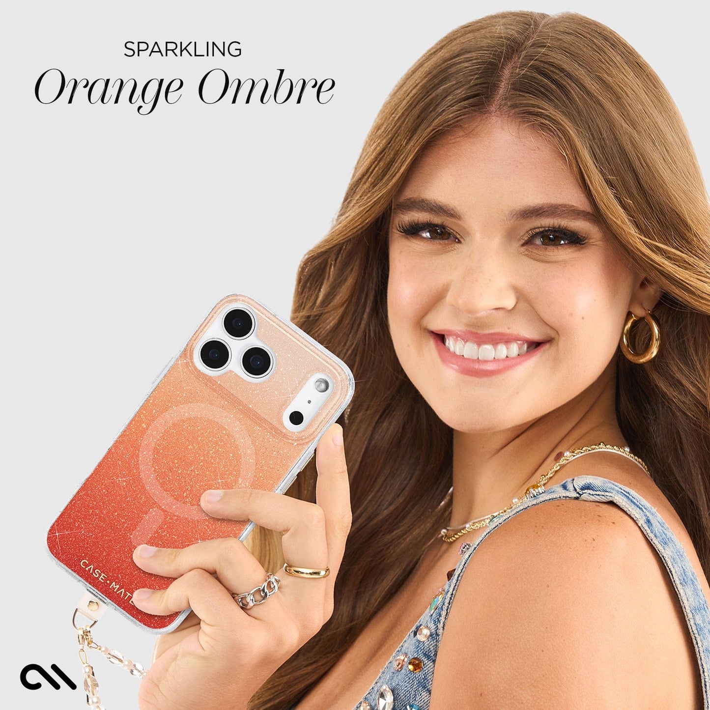 Sheer Twinkle Orange Ombré MagSafe - iPhone 17 Pro Max