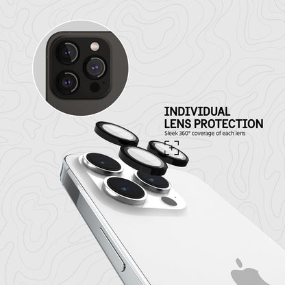 Pelican Camera Lens Protector Black - iPhone 15 Pro / 15 Pro Max