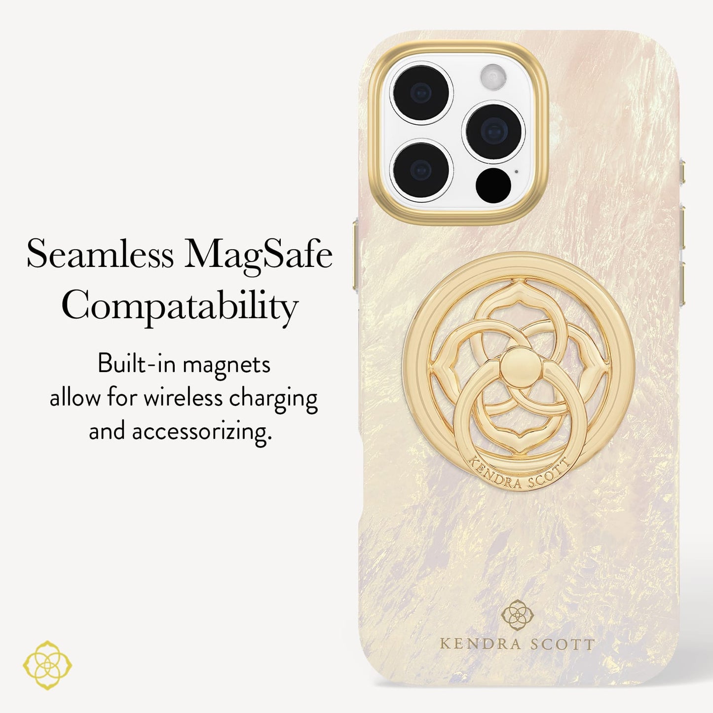 Kendra Scott Ivory Pearl MagSafe - iPhone 16 Pro Max