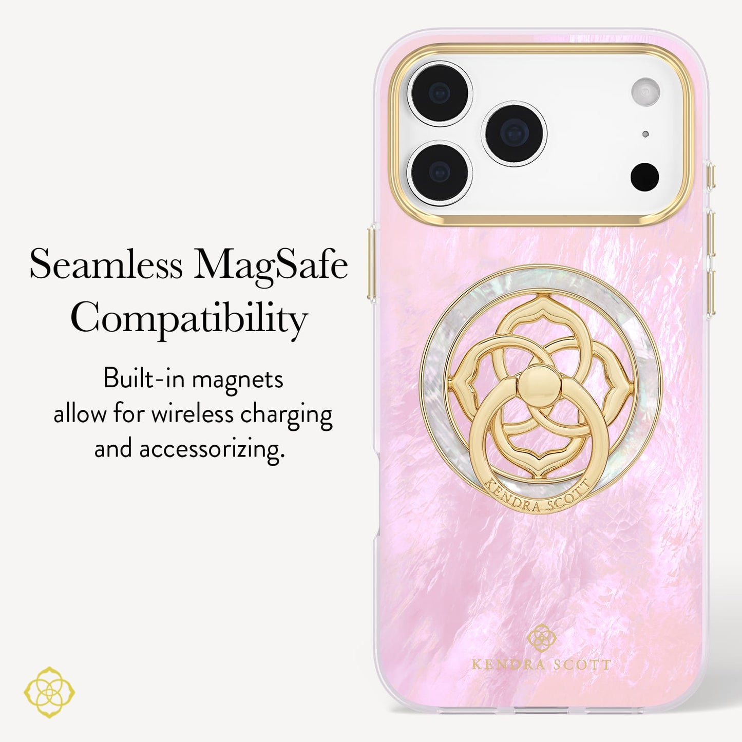 Kendra Scott Pink Pearl MagSafe - iPhone 17 Pro Max
