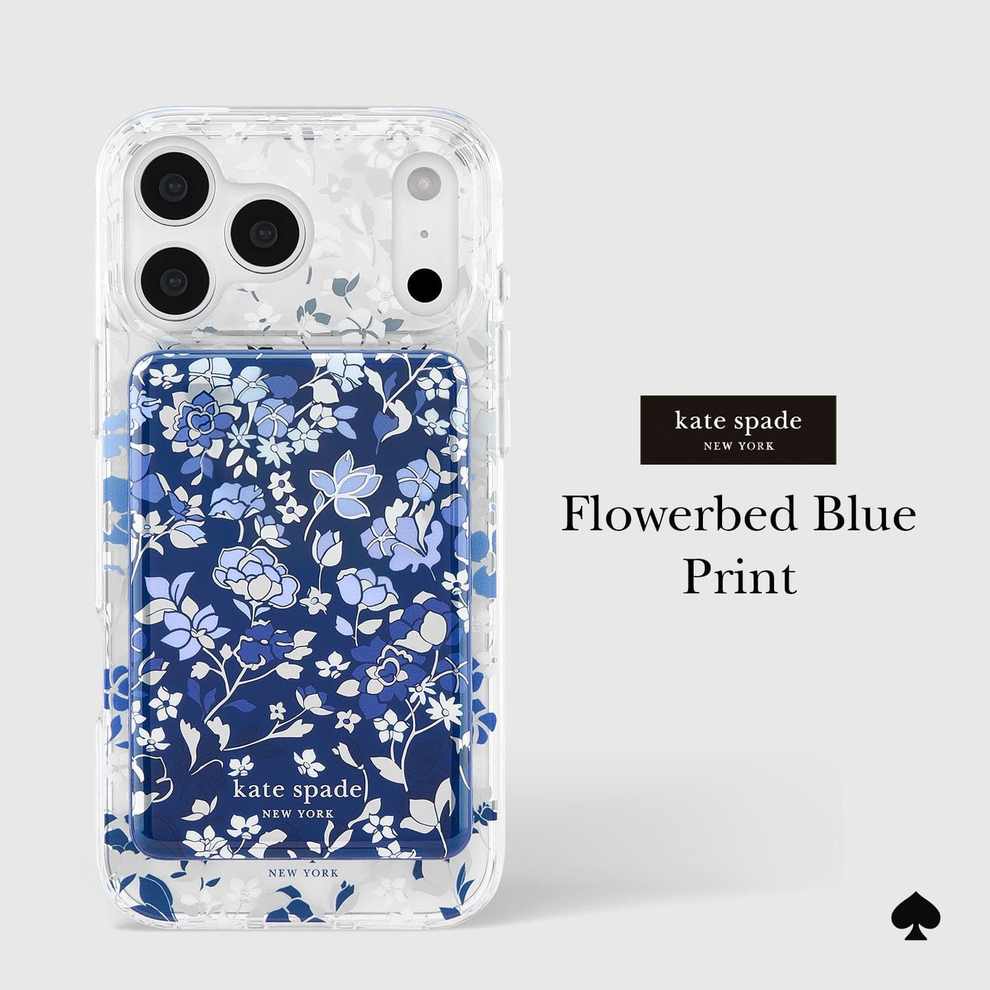 kate spade new york Flowerbed Blue MagSafe Portable Charger