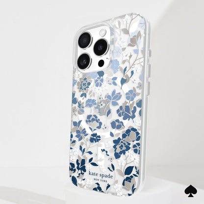 kate spade new york Flowerbed Blue MagSafe - iPhone 16 Pro